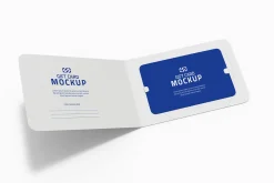 Gift Card Holder Mockup