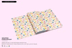 Gift Wrapping Paper Mockup
