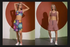 Girl's Shorts Mock-Up Set