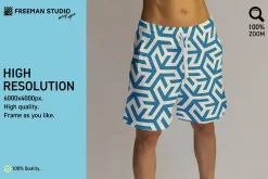 Girl's Shorts Mock-Up Set