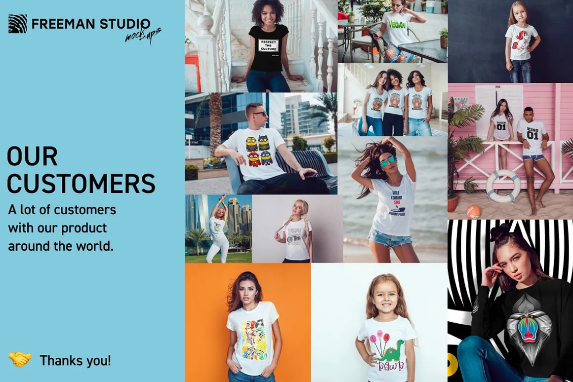 Girl's Shorts Mock-Up Set