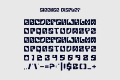 Gironga Display - Psychedelic Font