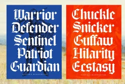 Glaciels Modern Blackletter Font