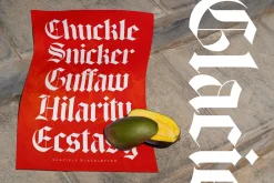 Glaciels Modern Blackletter Font