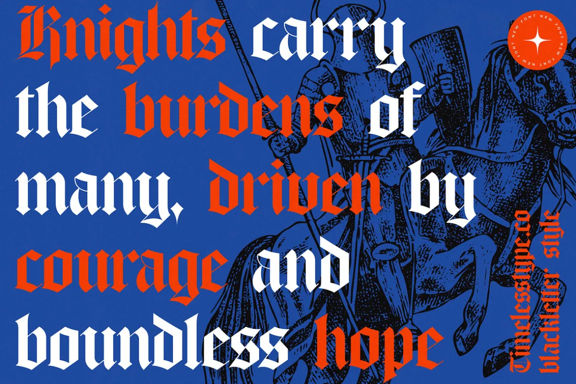 Glaciels Modern Blackletter Font