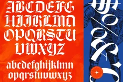Glaciels Modern Blackletter Font