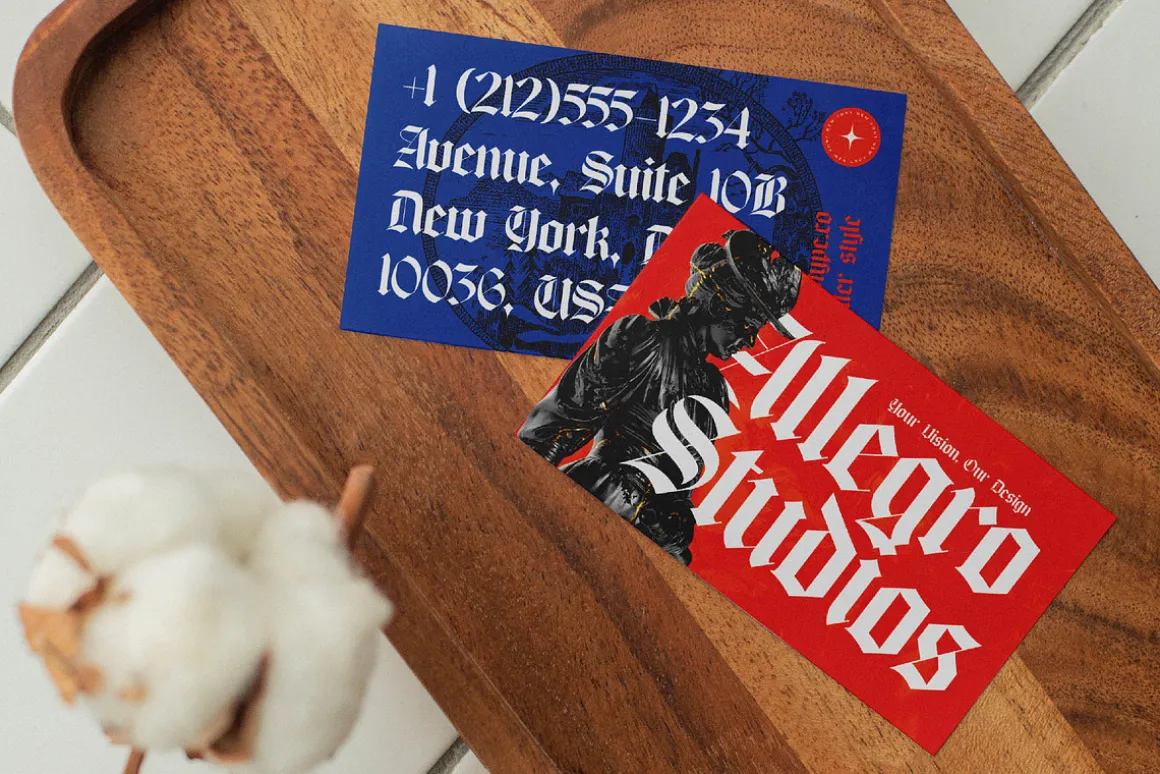 Glaciels Modern Blackletter Font