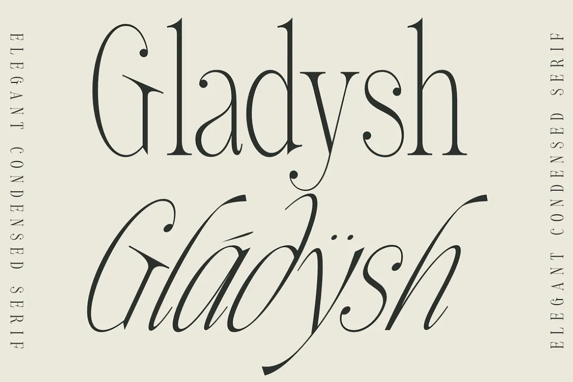 Gladysh | Elegant Condensed Serif