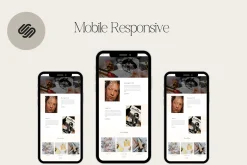 Glam E-Commerce Squarespace Template