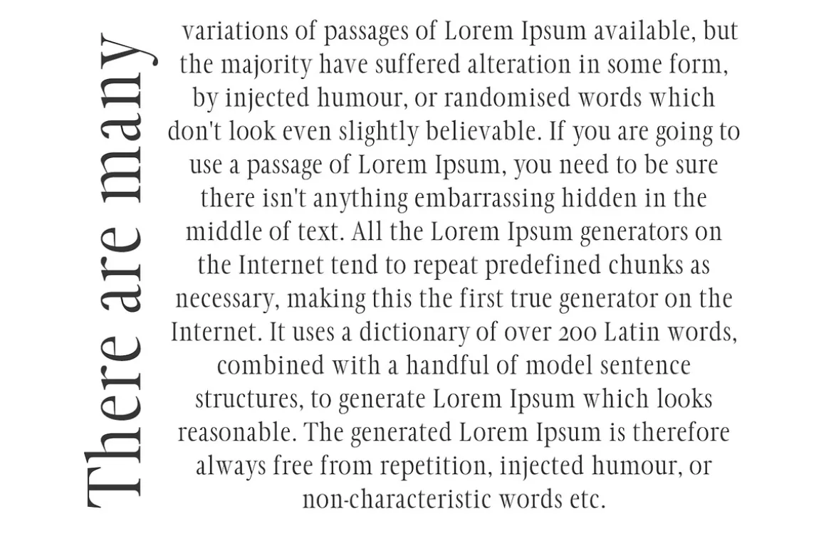 Glamour Luxury Serif Font Family