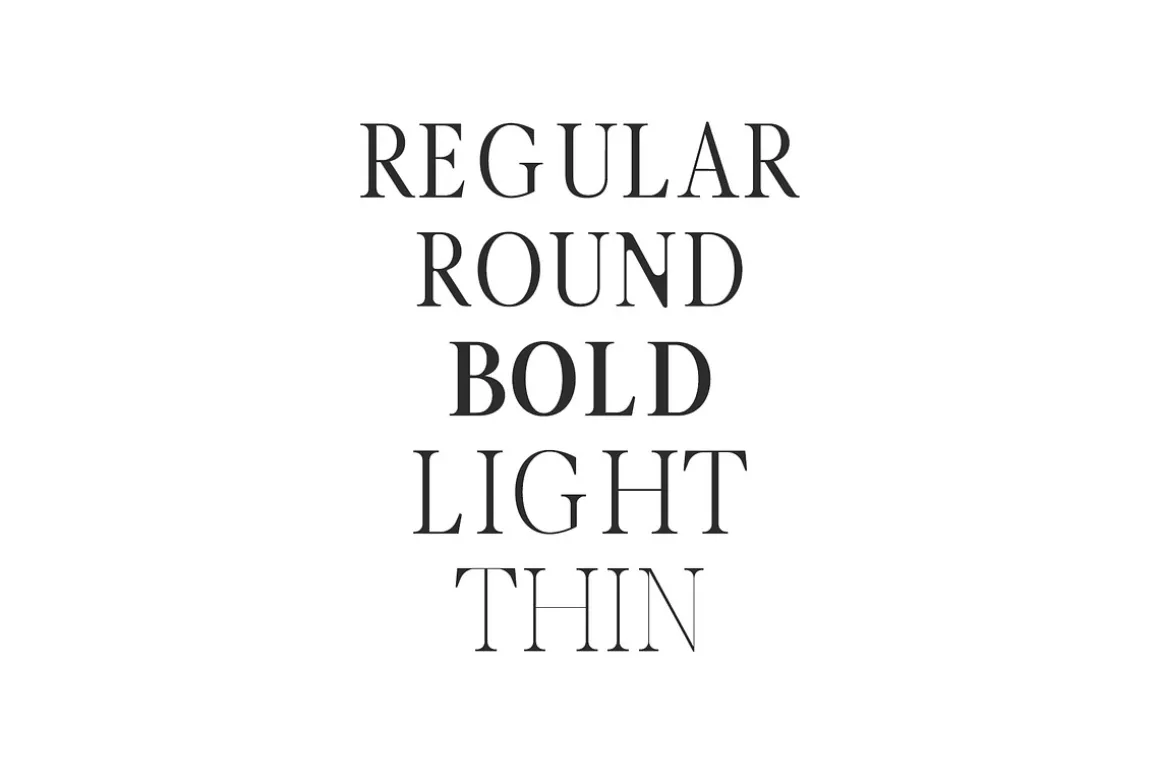 Glamour Luxury Serif Font Family