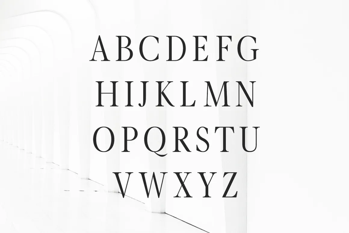 Glamour Luxury Serif Font Family