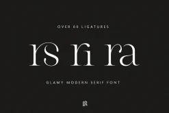 GLAMY - Ligature Rich Serif
