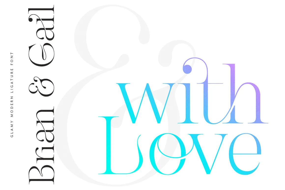 GLAMY - Ligature Rich Serif