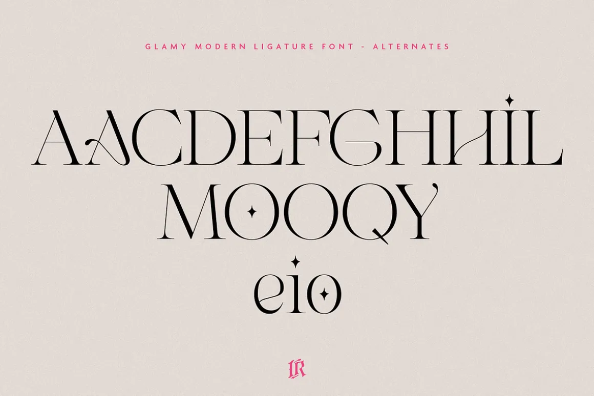 GLAMY - Ligature Rich Serif