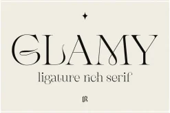 GLAMY - Ligature Rich Serif