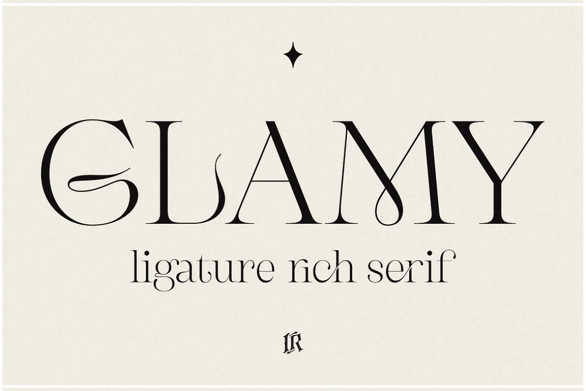GLAMY - Ligature Rich Serif