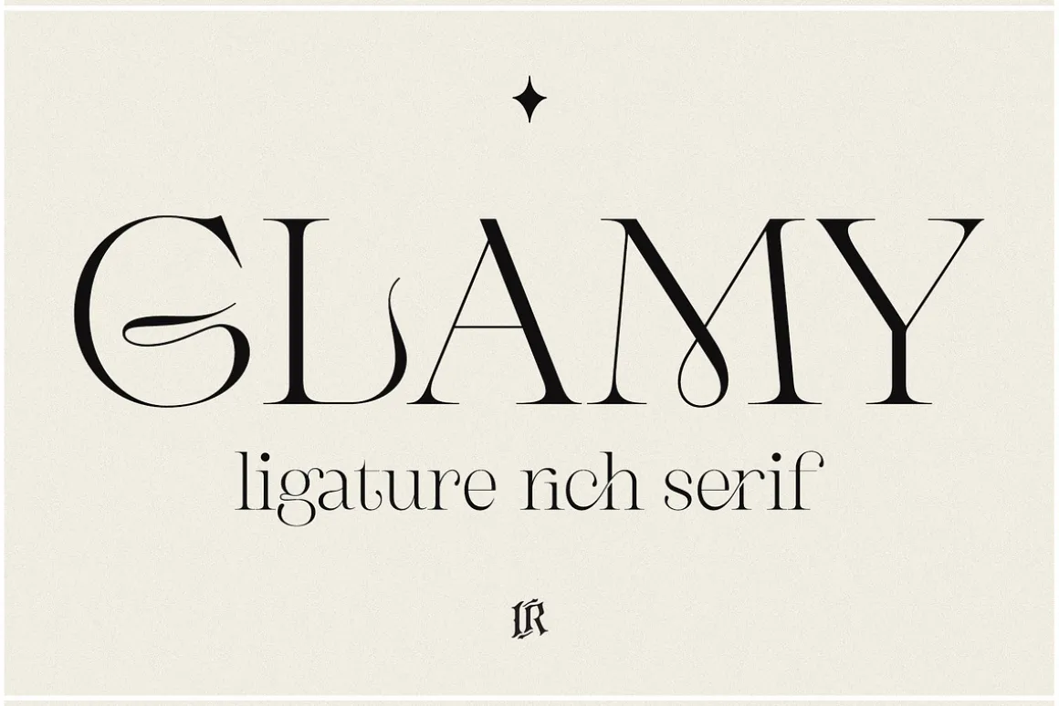 GLAMY - Ligature Rich Serif