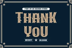 Glaser Western Vintage & Retro Font