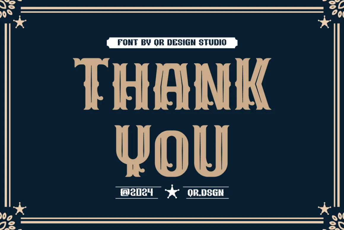 Glaser Western Vintage & Retro Font