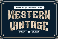 Glaser Western Vintage & Retro Font