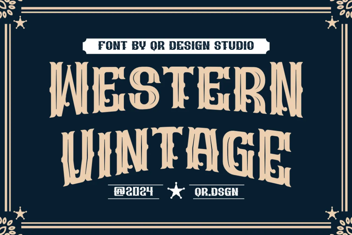 Glaser Western Vintage & Retro Font