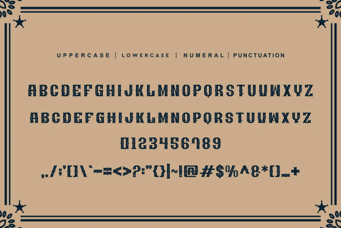 Glaser Western Vintage & Retro Font