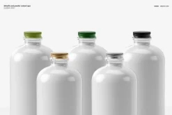 Glass Bottle Mockup Set v.2