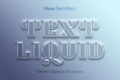 Glass Text Effect