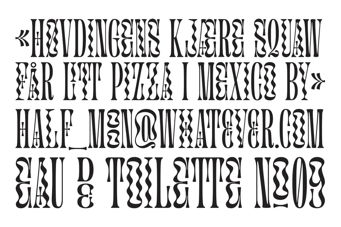 Glassure Typeface version 1.0