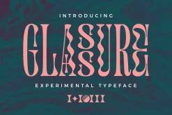 Glassure Typeface version 1.0
