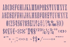 Glassure Typeface version 1.0