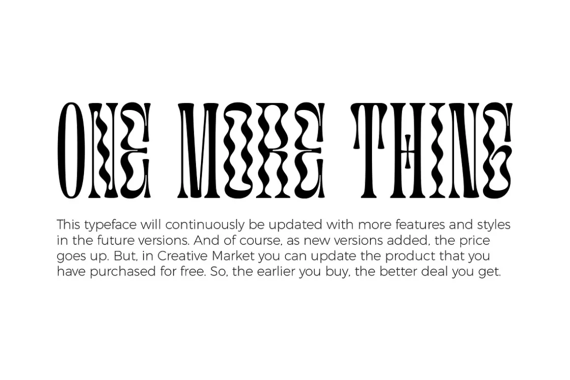 Glassure Typeface version 1.0