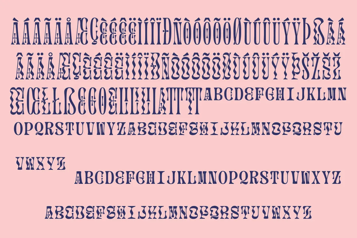 Glassure Typeface version 1.0