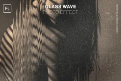 Glass Wave Photo Effect