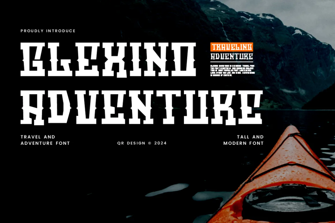 Glexino Adventure - Travel Font