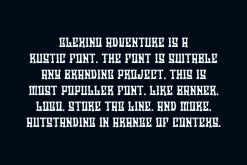 Glexino Adventure - Travel Font