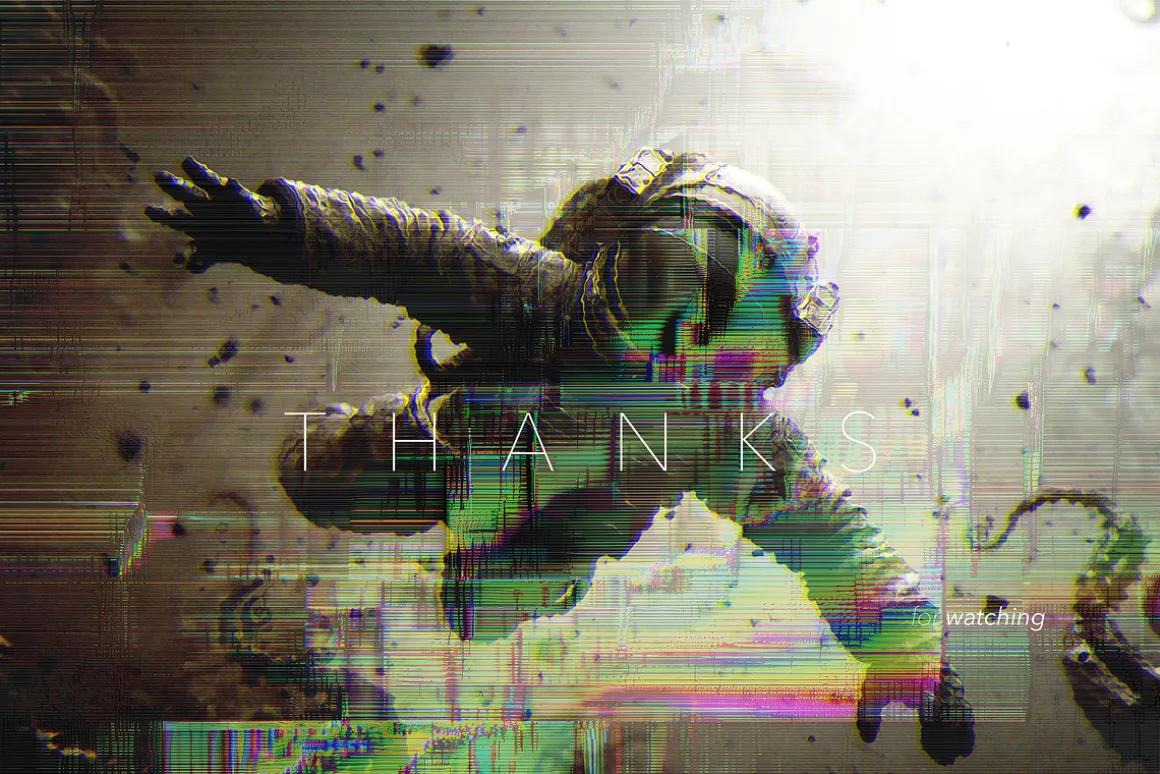Glitch Distortion Photo Effects