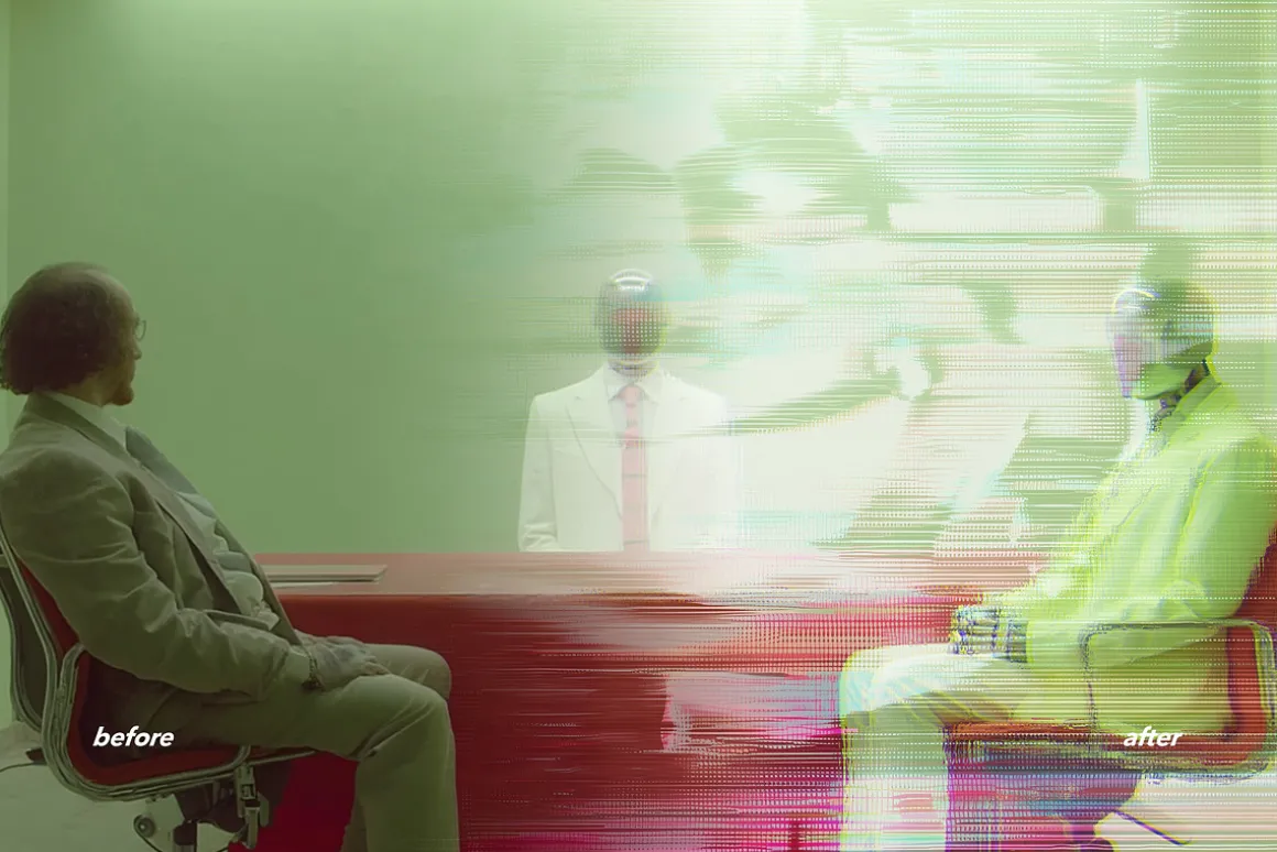 Glitch Distortion Photo Effects