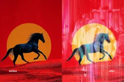 Glitch Distortion Photo Effects