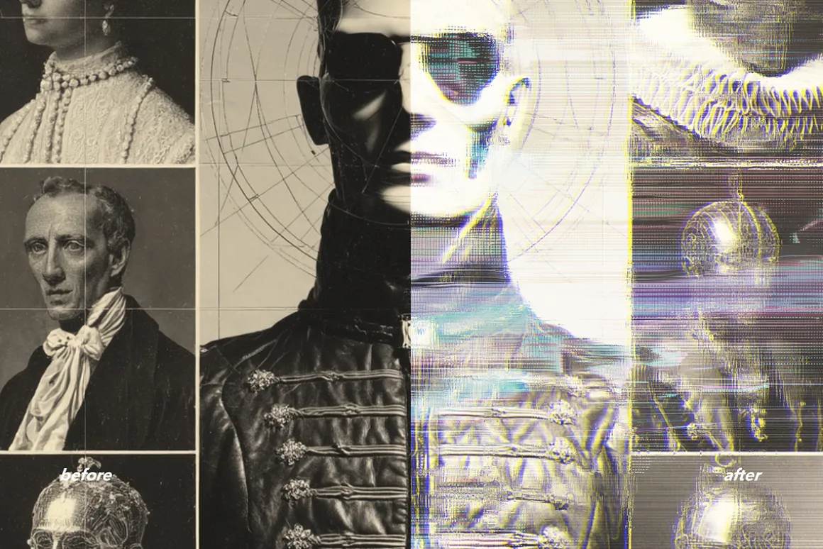 Glitch Distortion Photo Effects