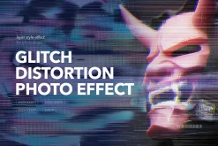 Glitch Distortion Photo Effects