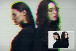 Glitch Retro Photo Effect Template