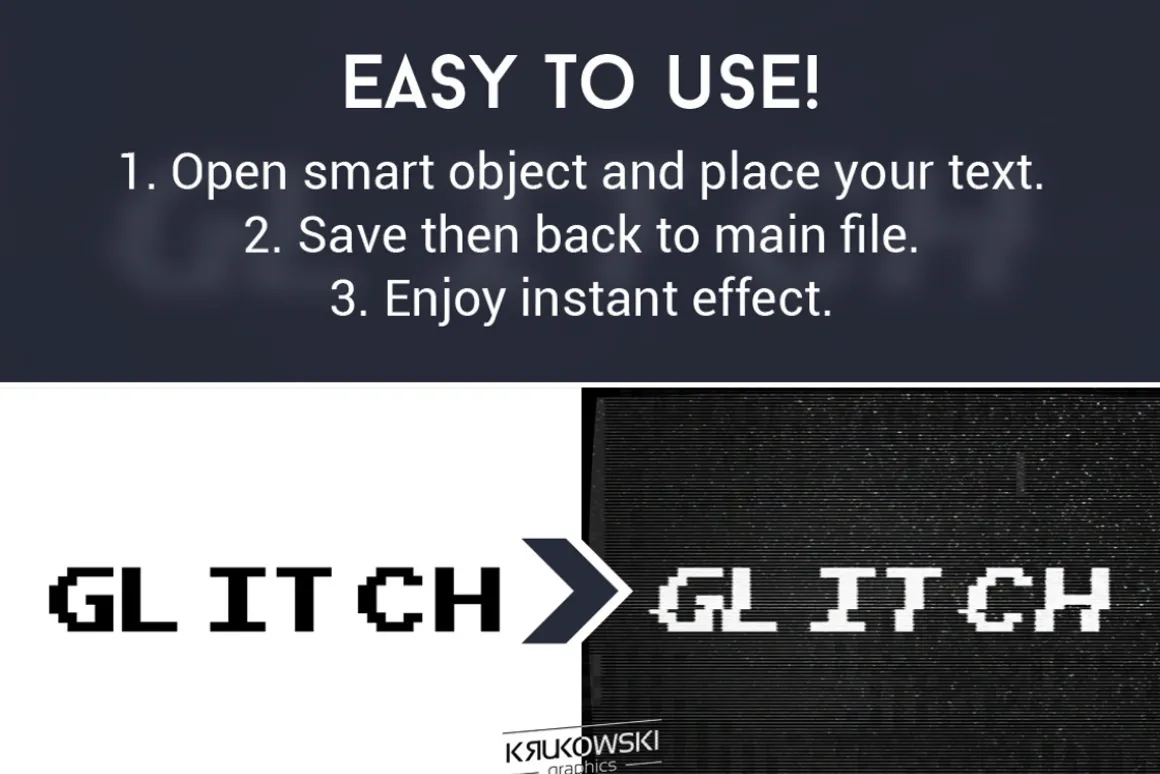 Glitch Text Effects