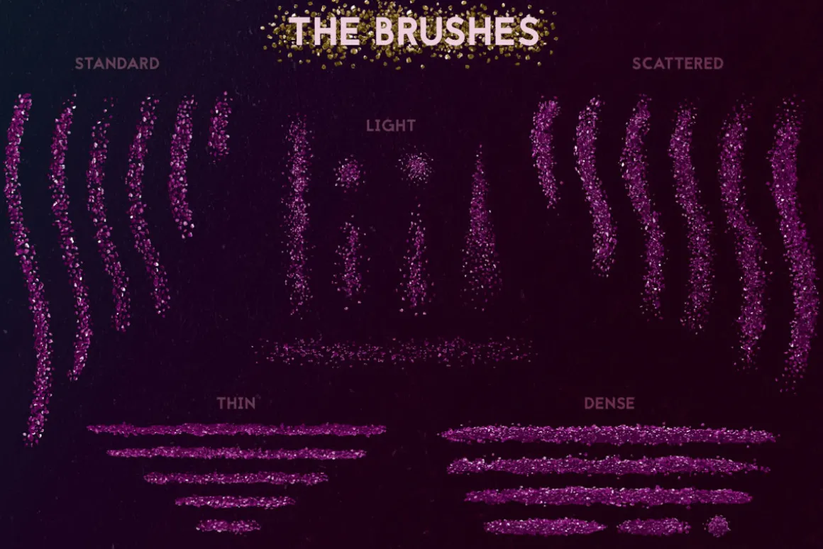 Glitter Brushes