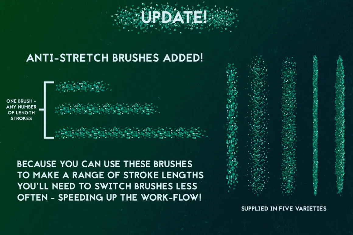 Glitter Brushes