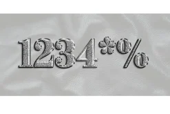 Glitter Silver Text Effect