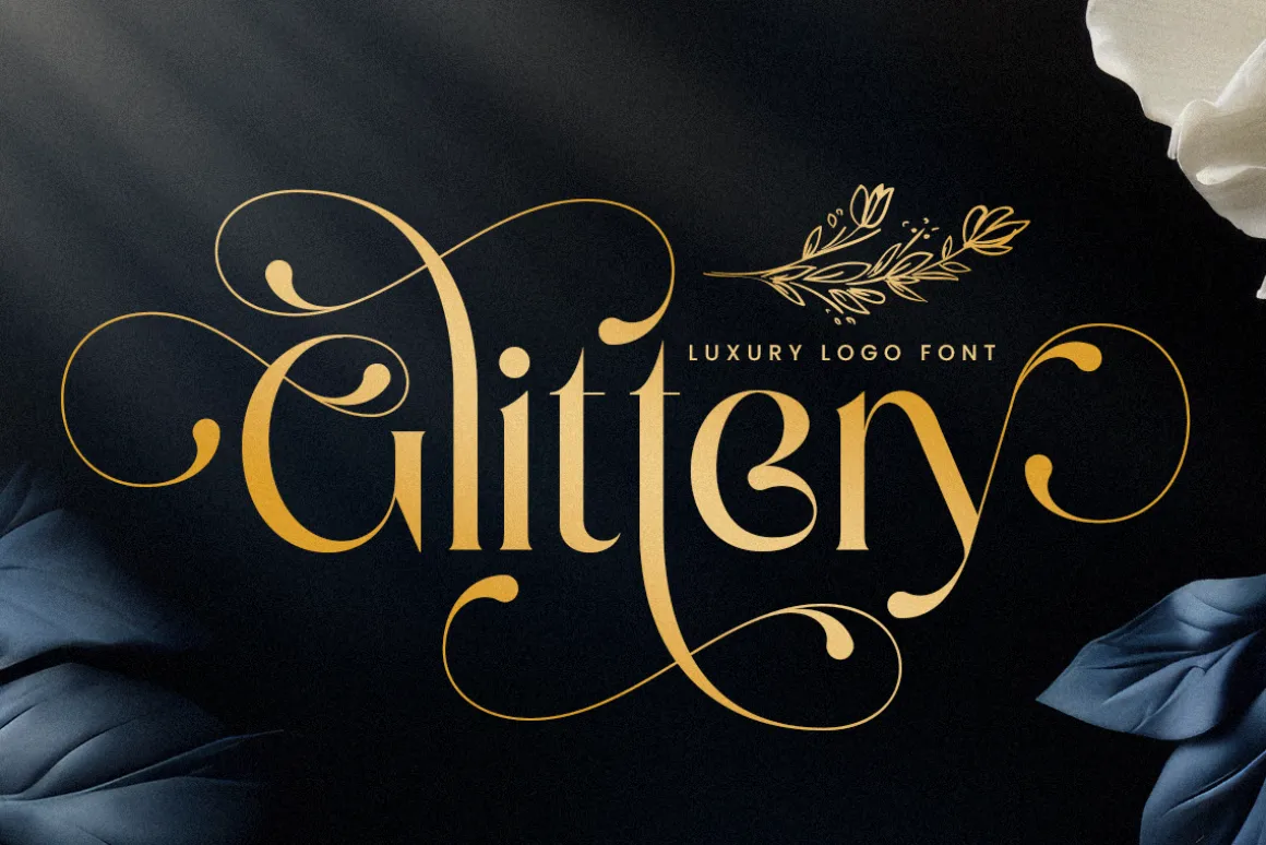 Glittery - Lavish Luxury Font
