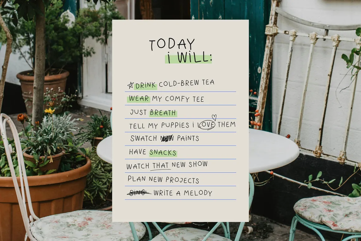 GLORIOUS SCRIBBLE | Handwritten Font