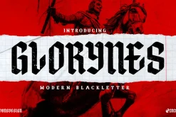 GLORYNES Modern Blackletters Font